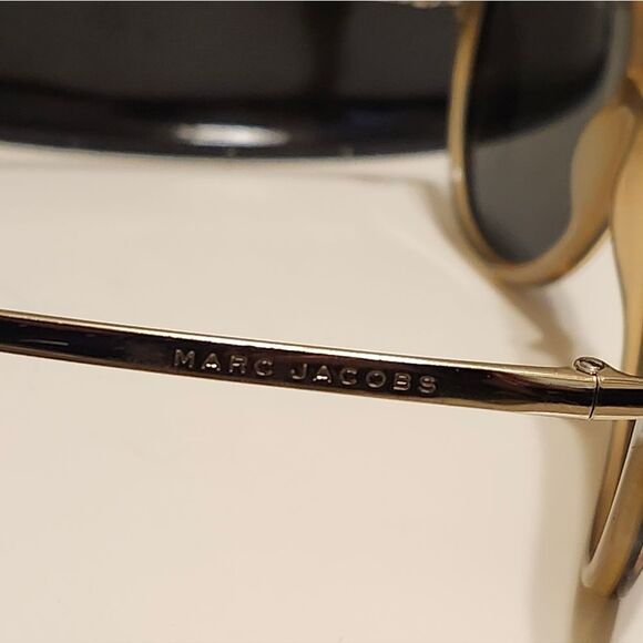 Marc Jacobs 358/S Tortoise Shell Frames Aviator/Pilot Sunglasses Ret Unisex $295 - Picture 4 of 7